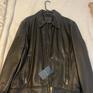 Cole Haan leather jacket NWT - Large